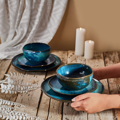 Aquamarine Dinnerware Set