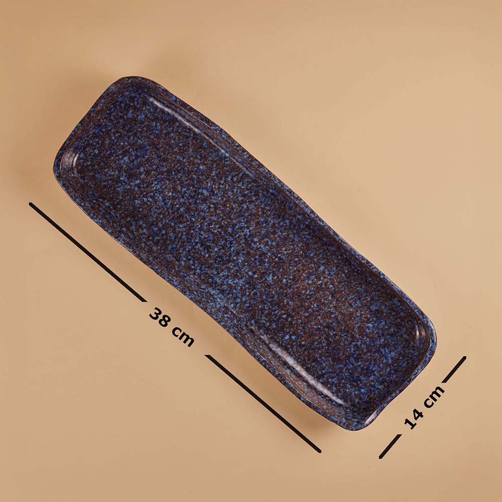 Blue Stardust Serving Platter