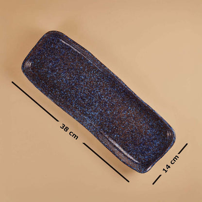 Blue Stardust Serving Platter