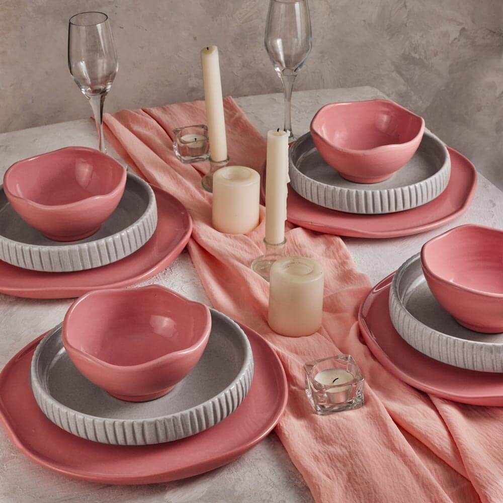Blush Stone Dinnerware Set