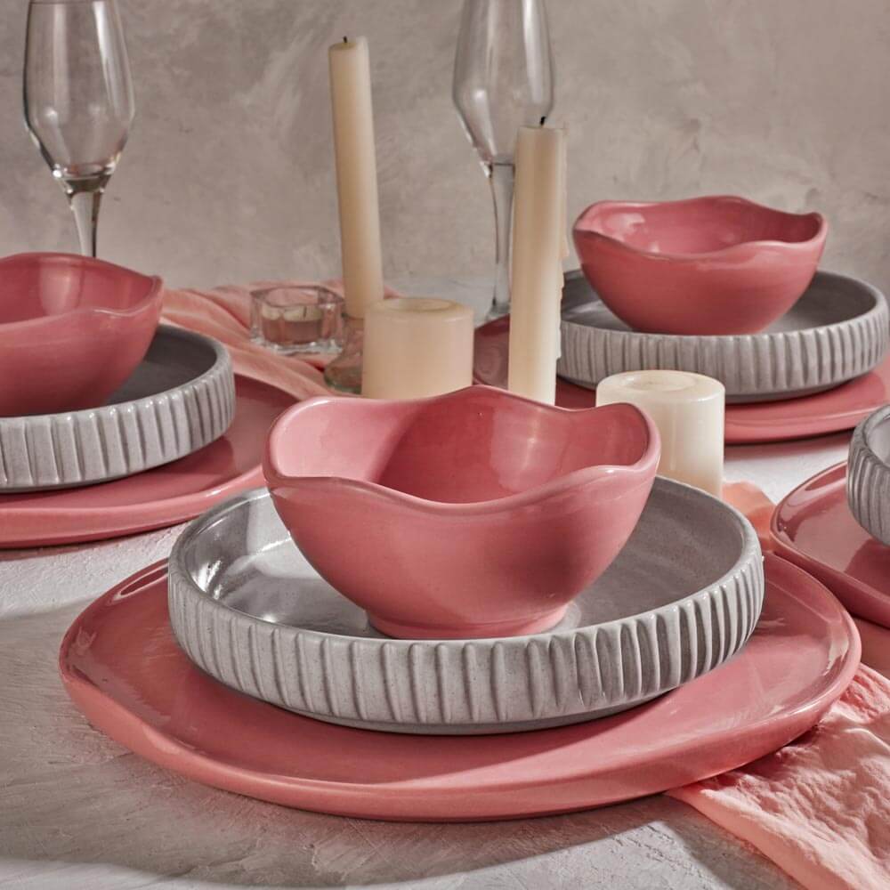 Blush Stone Dinnerware Set
