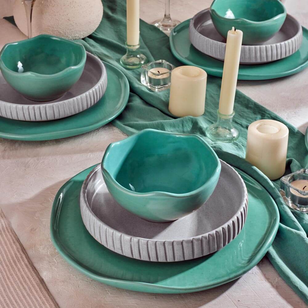 Jade Stone Dinnerware Set