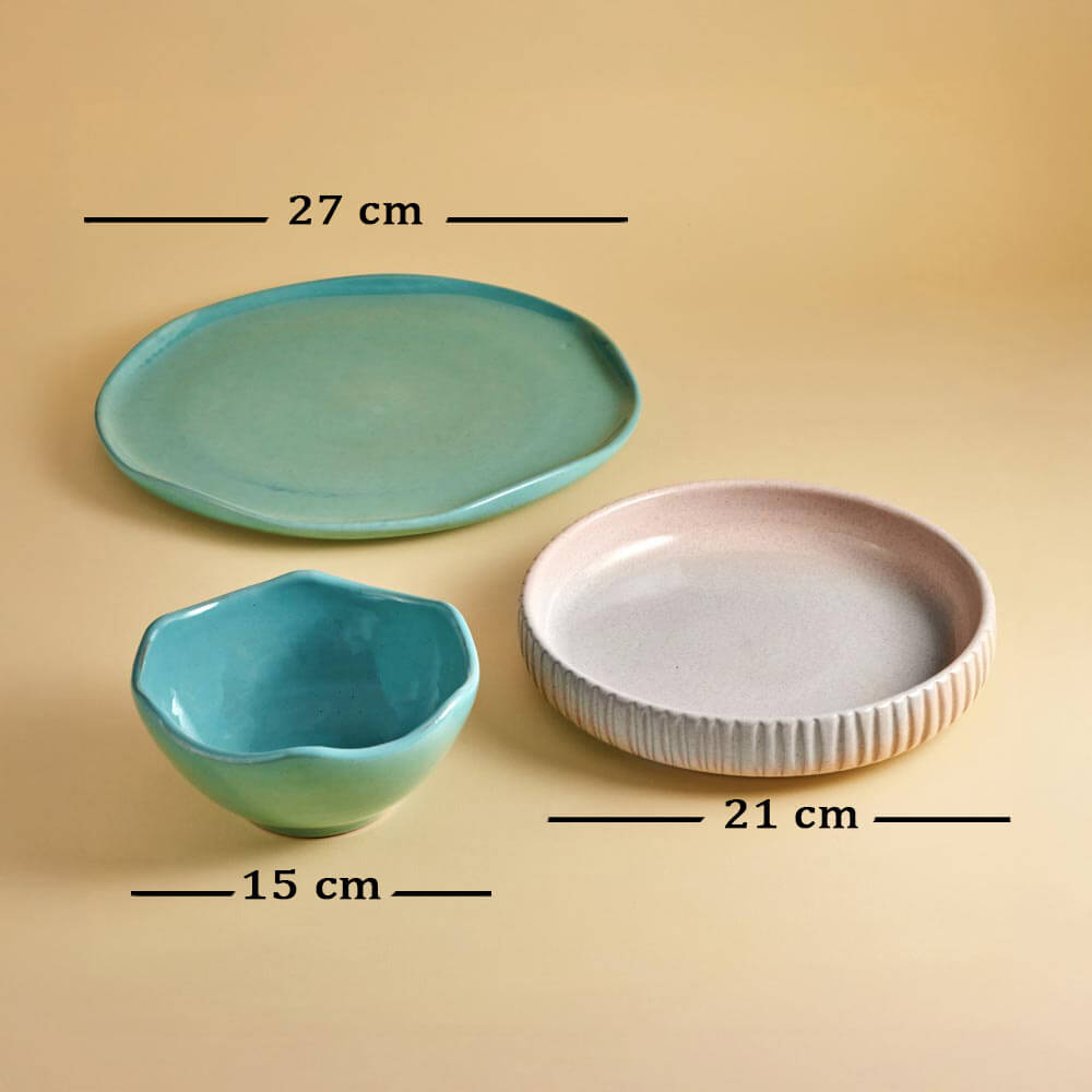 Jade Stone Dinnerware Set