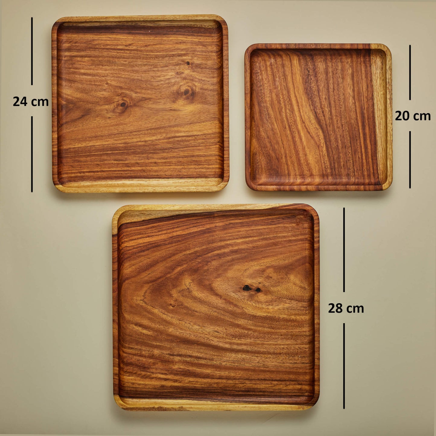 Square Serving Tray Set