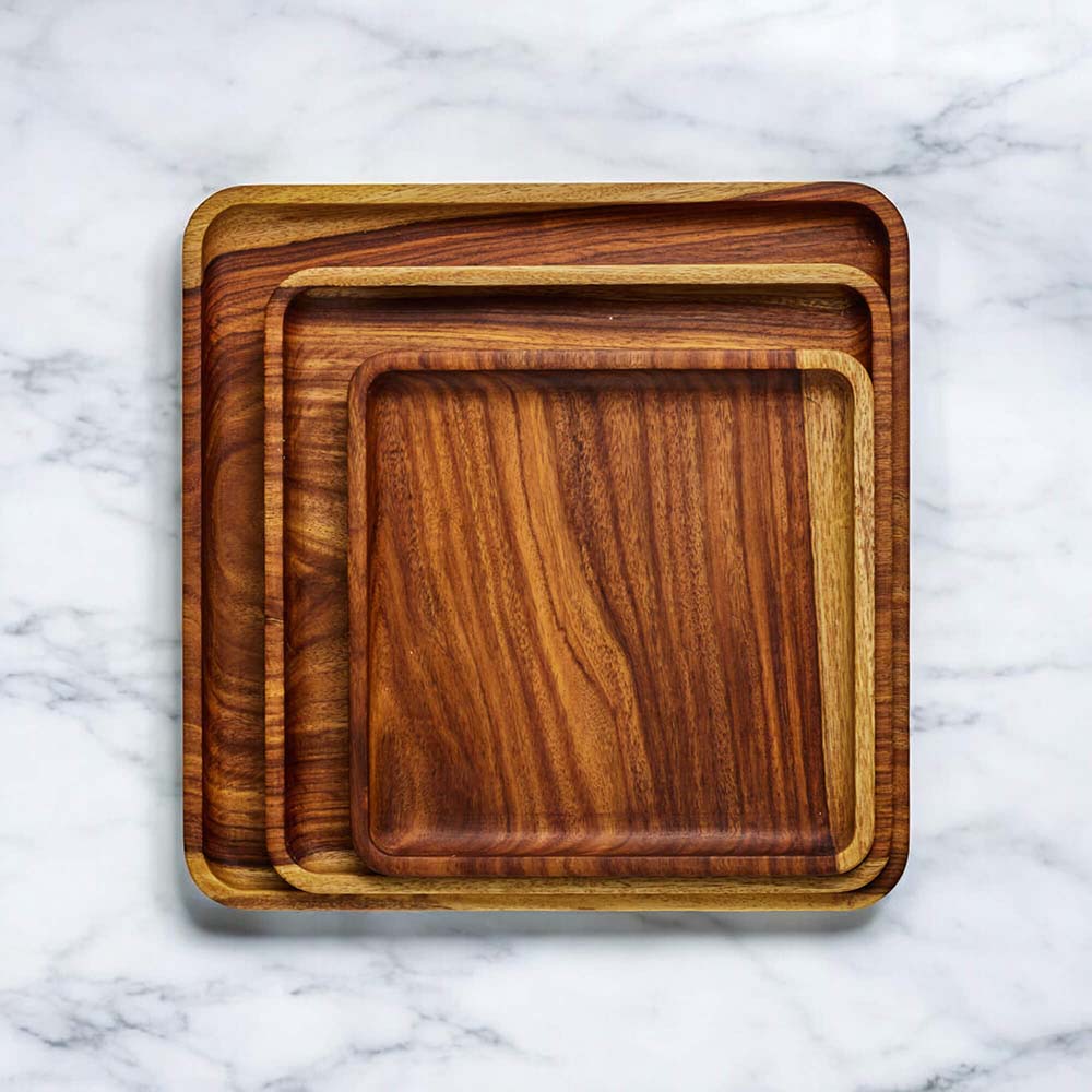 Square Serving Tray Set